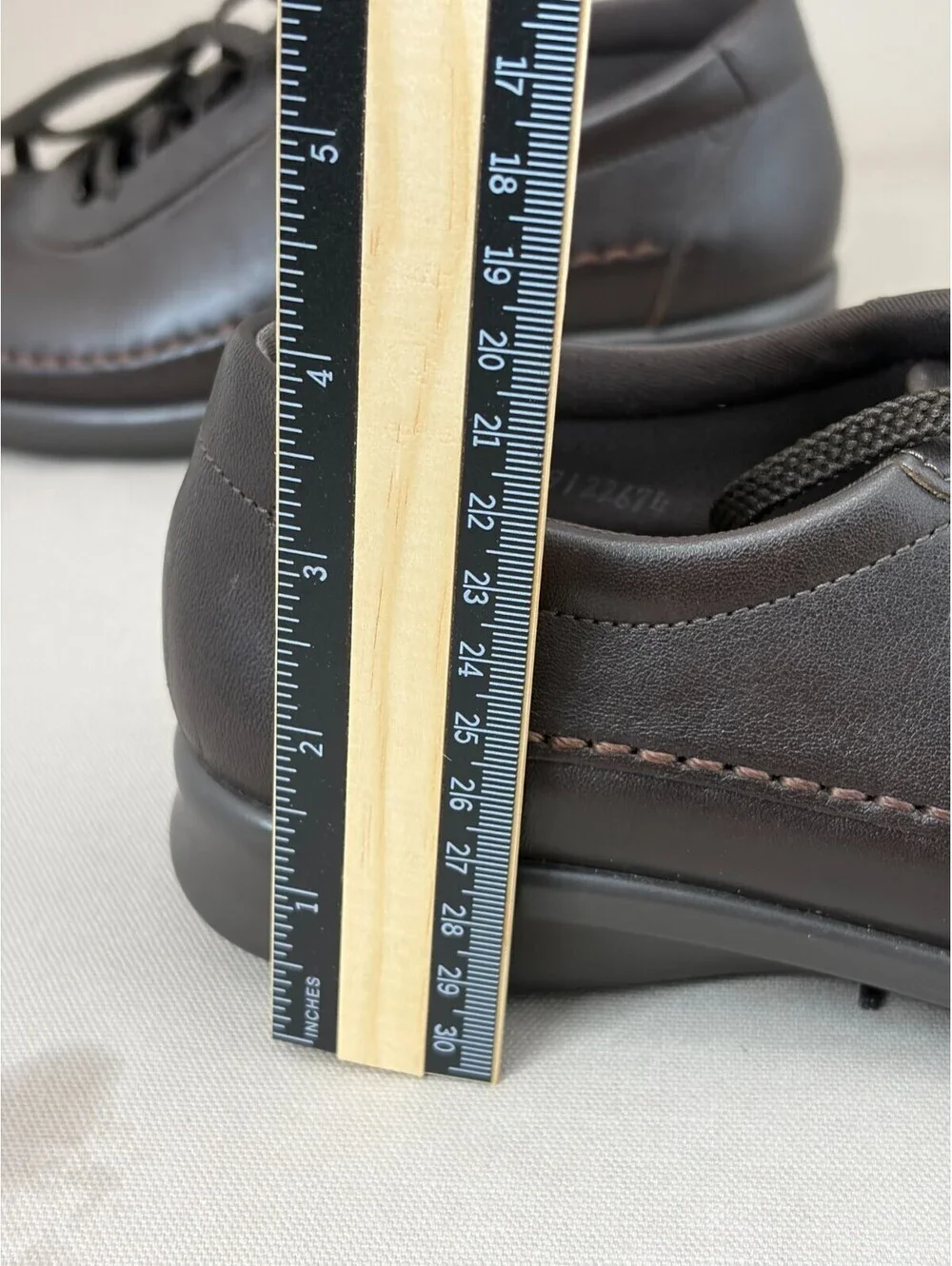 SAS Free Time Womens 6.5 M Brown Leather Comfort Walking Shoes Made in USA
